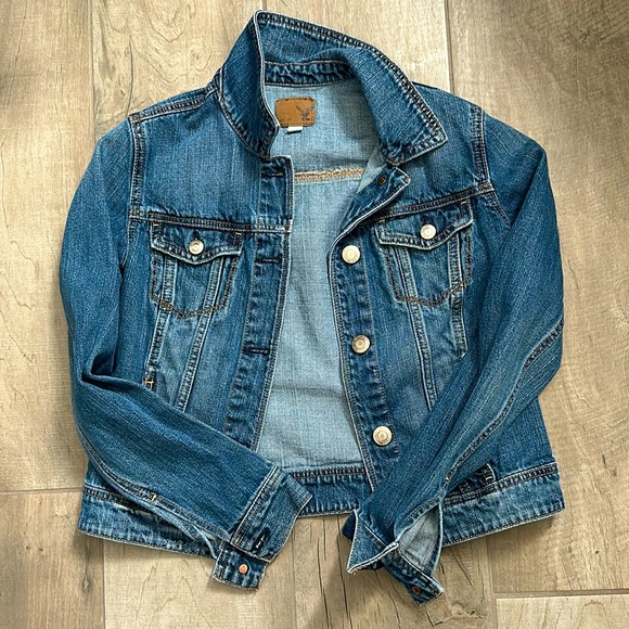 Jackets & Coats American Eagle Denim Jacket Sz S Poshmark